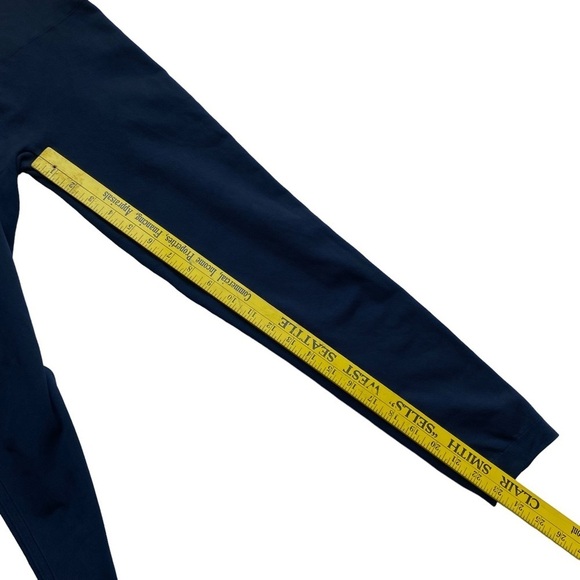 Spanx Leggings Size XL Look At Me Now Black High Rise Cropped Seamless Ponte - Picture 10 of 12